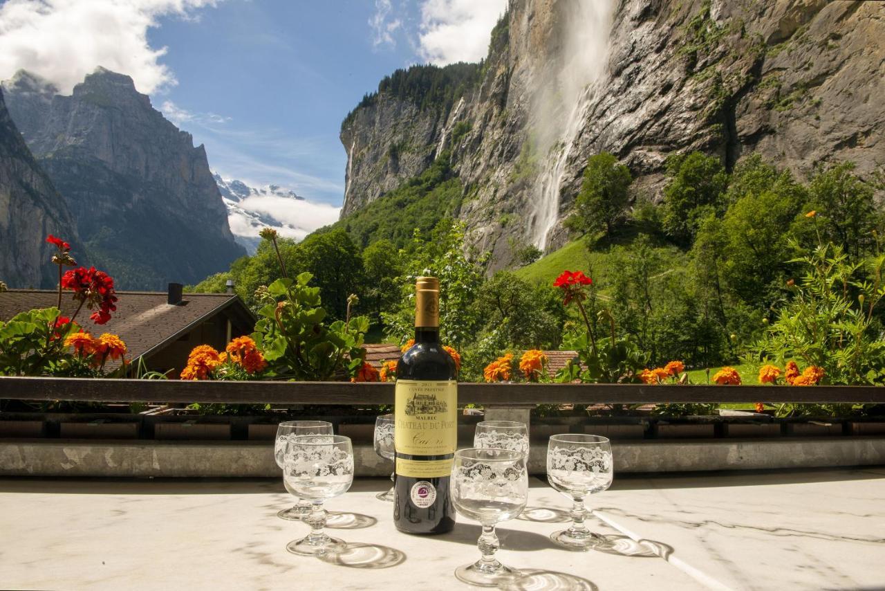 Lauterbrunnen Staubbach Beautiful Waterfall Apartment Exterior photo