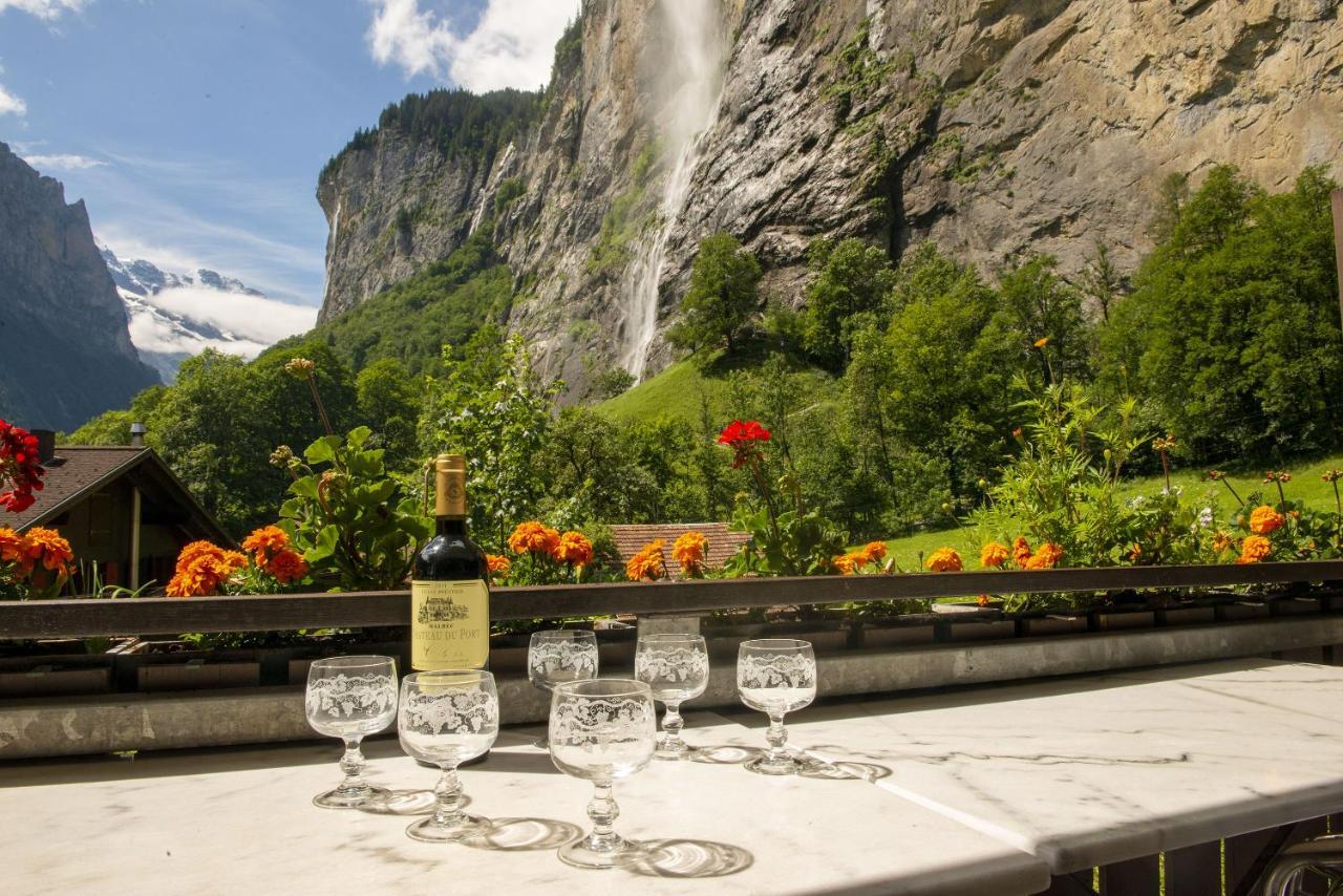 Lauterbrunnen Staubbach Beautiful Waterfall Apartment Exterior photo