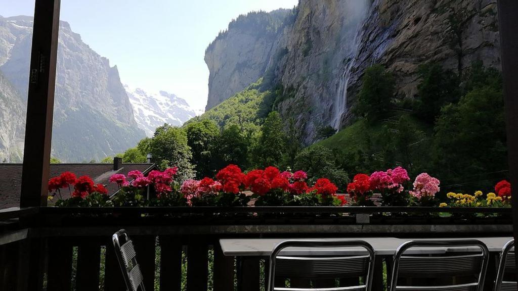 Lauterbrunnen Staubbach Beautiful Waterfall Apartment Exterior photo