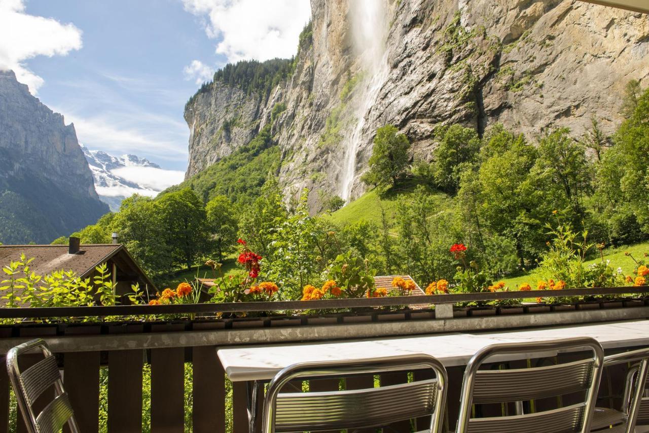 Lauterbrunnen Staubbach Beautiful Waterfall Apartment Exterior photo