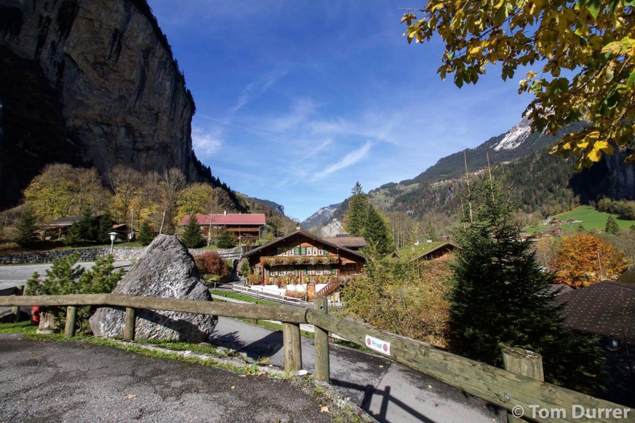 Lauterbrunnen Staubbach Beautiful Waterfall Apartment Exterior photo