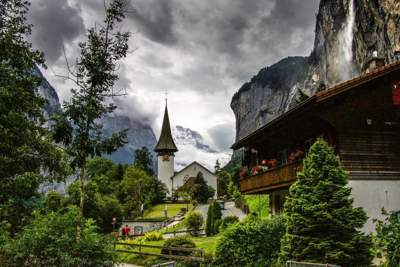 Lauterbrunnen Staubbach Beautiful Waterfall Apartment Exterior photo