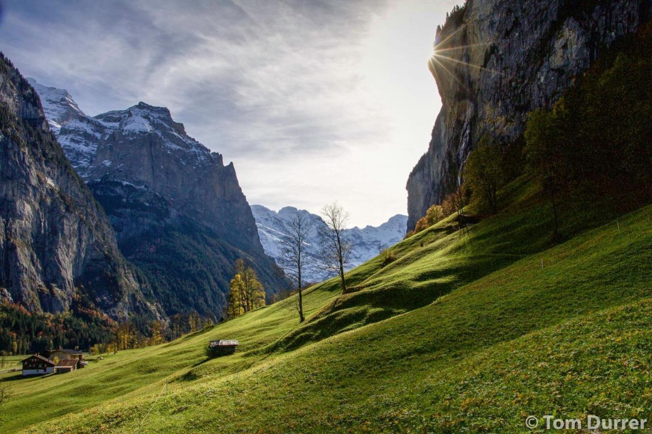 Lauterbrunnen Staubbach Beautiful Waterfall Apartment Exterior photo