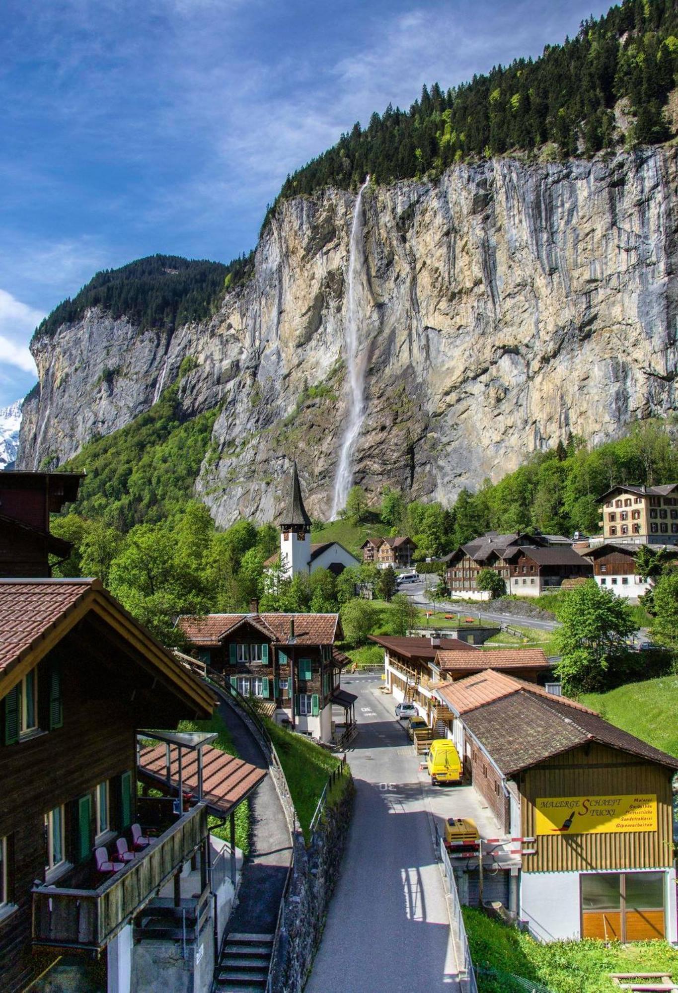 Lauterbrunnen Staubbach Beautiful Waterfall Apartment Exterior photo